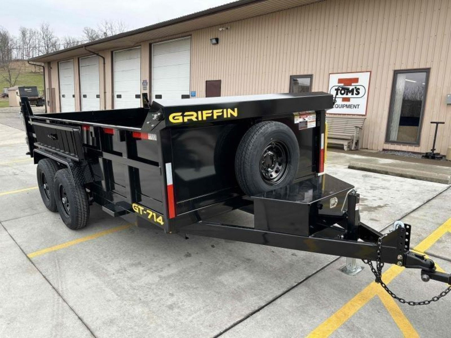 New 2026 Griffin Trailers 7 x 14 Low Profile 14K Dump Trailer