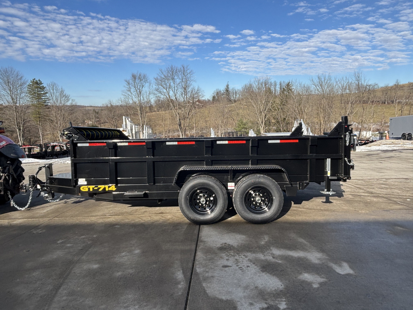 New 2026 Griffin Trailers GT 7 x 14 Low Profile Dump Trailer - 14000# GVWR