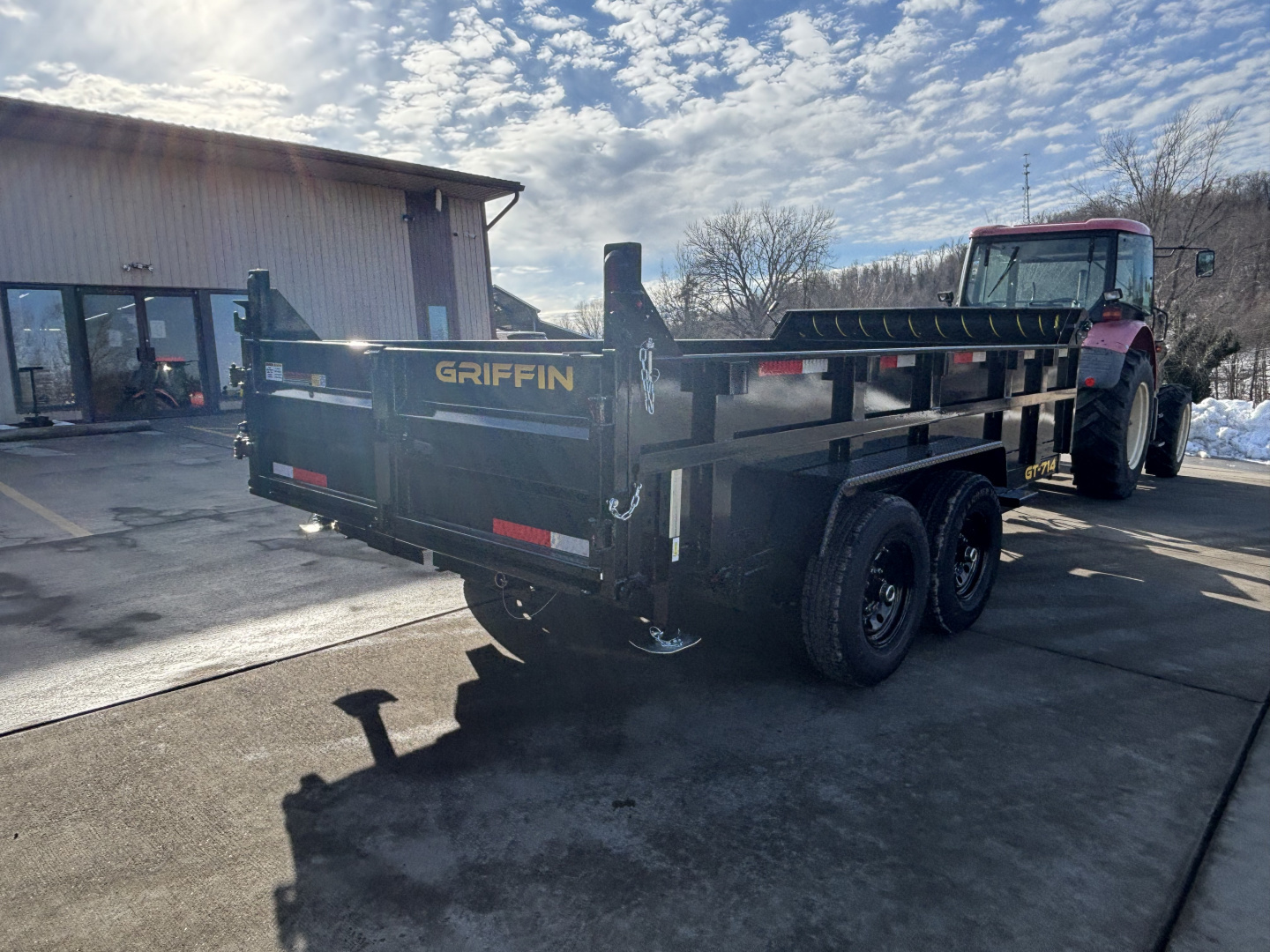 New 2026 Griffin Trailers GT 7 x 14 Low Profile Dump Trailer - 14000# GVWR