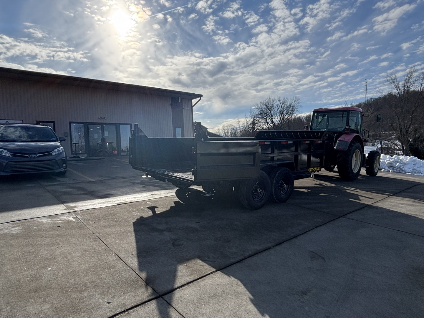 New 2026 Griffin Trailers GT 7 x 14 Low Profile Dump Trailer - 14000# GVWR