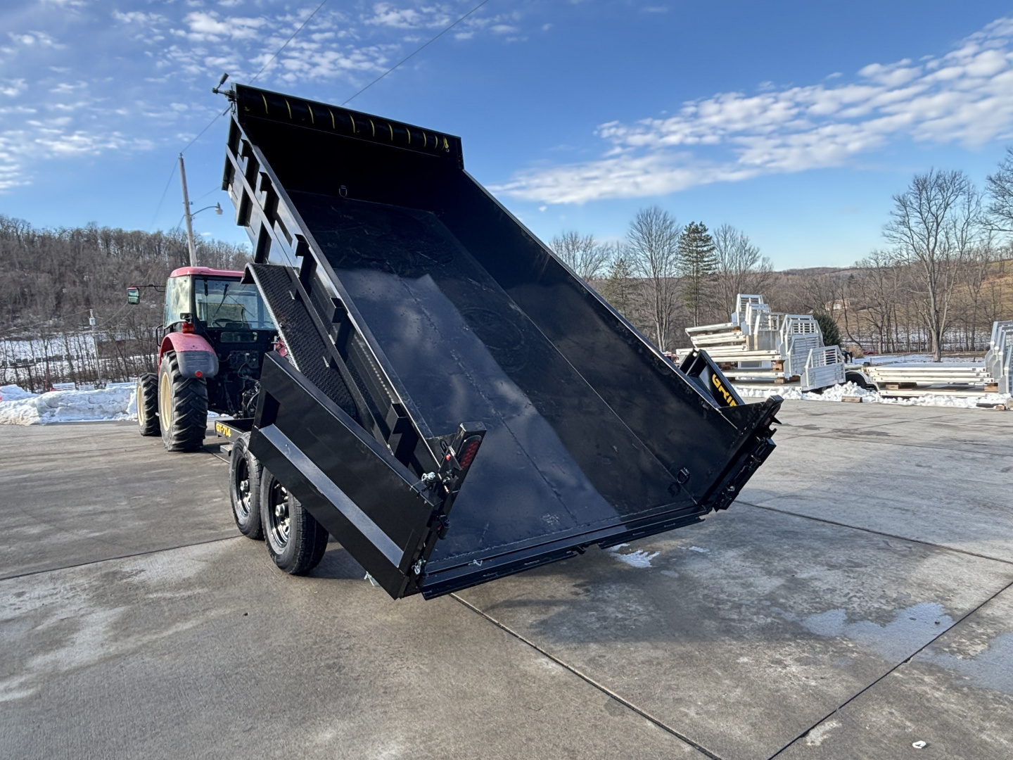 New 2026 Griffin Trailers GT 7 x 14 Low Profile Dump Trailer - 14000# GVWR