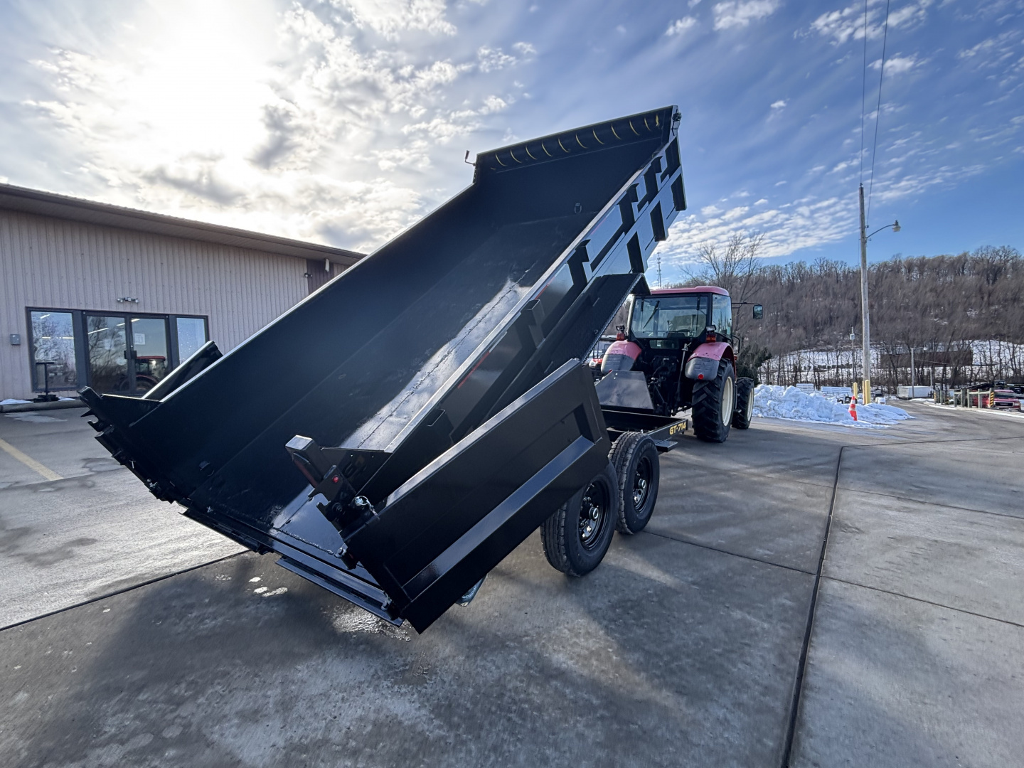 New 2026 Griffin Trailers GT 7 x 14 Low Profile Dump Trailer - 14000# GVWR