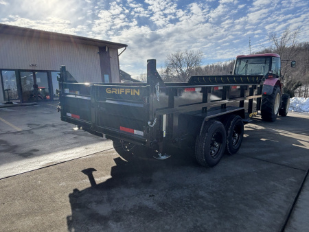 New 2026 Griffin Trailers GT 7 x 14 Low Profile Dump Trailer - 14000# GVWR