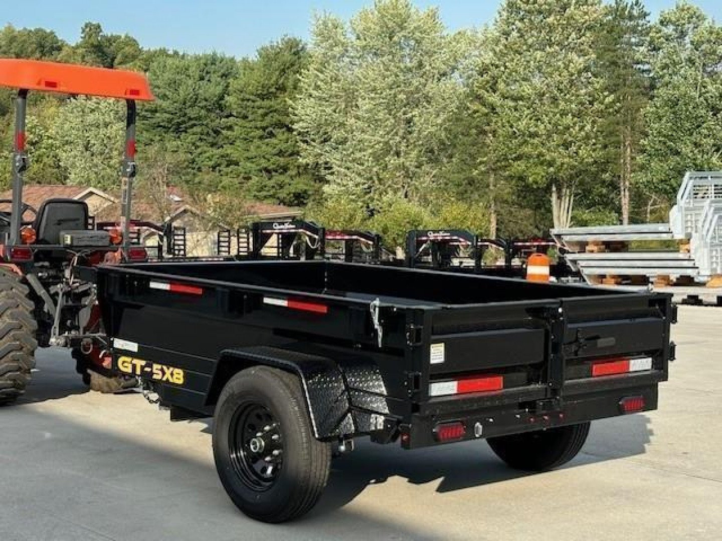 New 2026 Griffin Trailers GT 5X8 Single Axle Dump Trailer - 5200# GVWR