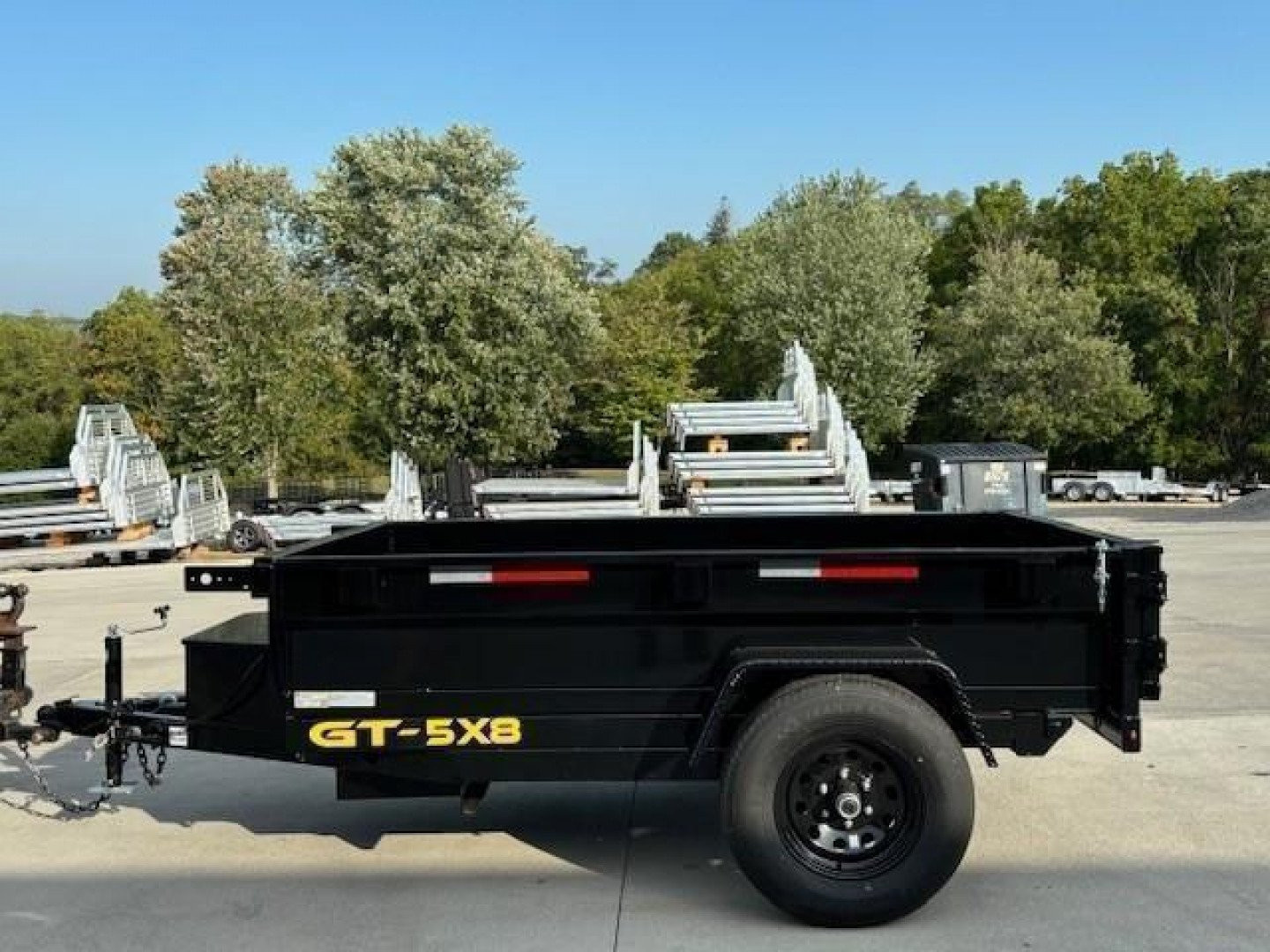 New 2026 Griffin Trailers GT 5X8 Single Axle Dump Trailer - 5200# GVWR