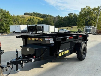 New 2026 Griffin Trailers GT 5X8 Single Axle Dump Trailer - 5200# GVWR