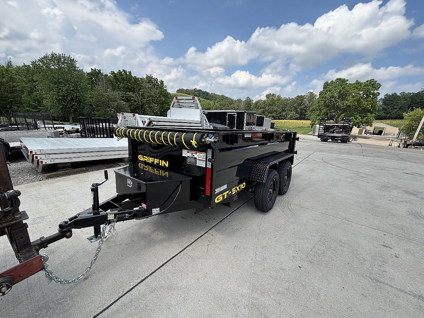New 2026 Griffin Trailers GT 5X10 Dump Trailer - 7000# GVWR