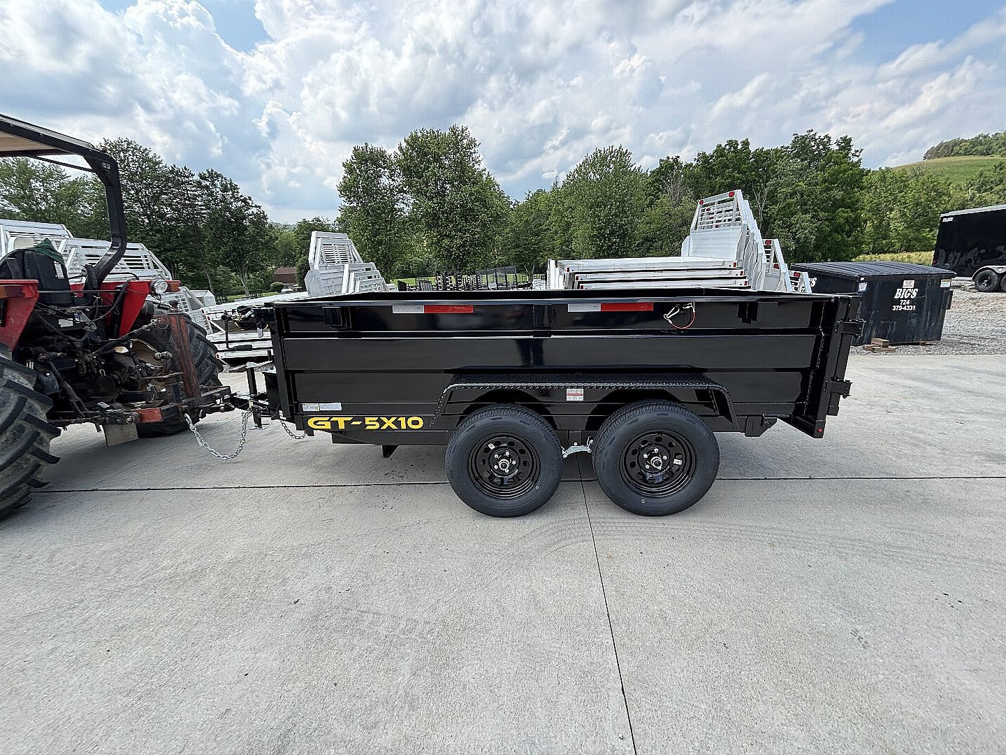 New 2026 Griffin Trailers GT 5X10 Dump Trailer - 7000# GVWR