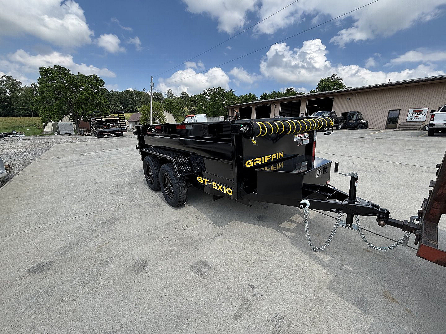 New 2026 Griffin Trailers GT 5X10 Dump Trailer - 7000# GVWR