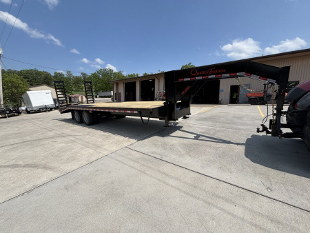 New 2026 Quality Trailers 25' Gooseneck (20' + 5' Dovetail) Pro Series Deckover Trailer - Tandem Dually - 25000# GVWR