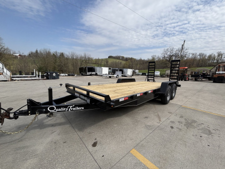 New 2027 Quality Trailers 20' (18' + 2' Dovetail) General Duty Equipment Hauler 14000# GVWR