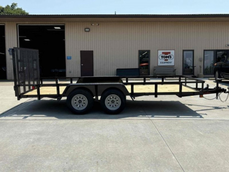 New 2026 Quality Trailers 77 X16' Economy Tandem Axle Landscape Trailer - 7000# GVWR Trailer