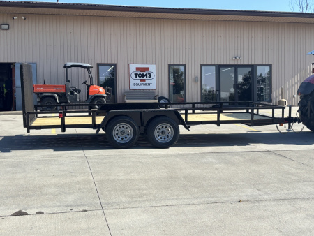 New 2026 Quality Trailers 77 X18' Economy Tandem Axle Landscape Trailer - 7000# GVWR