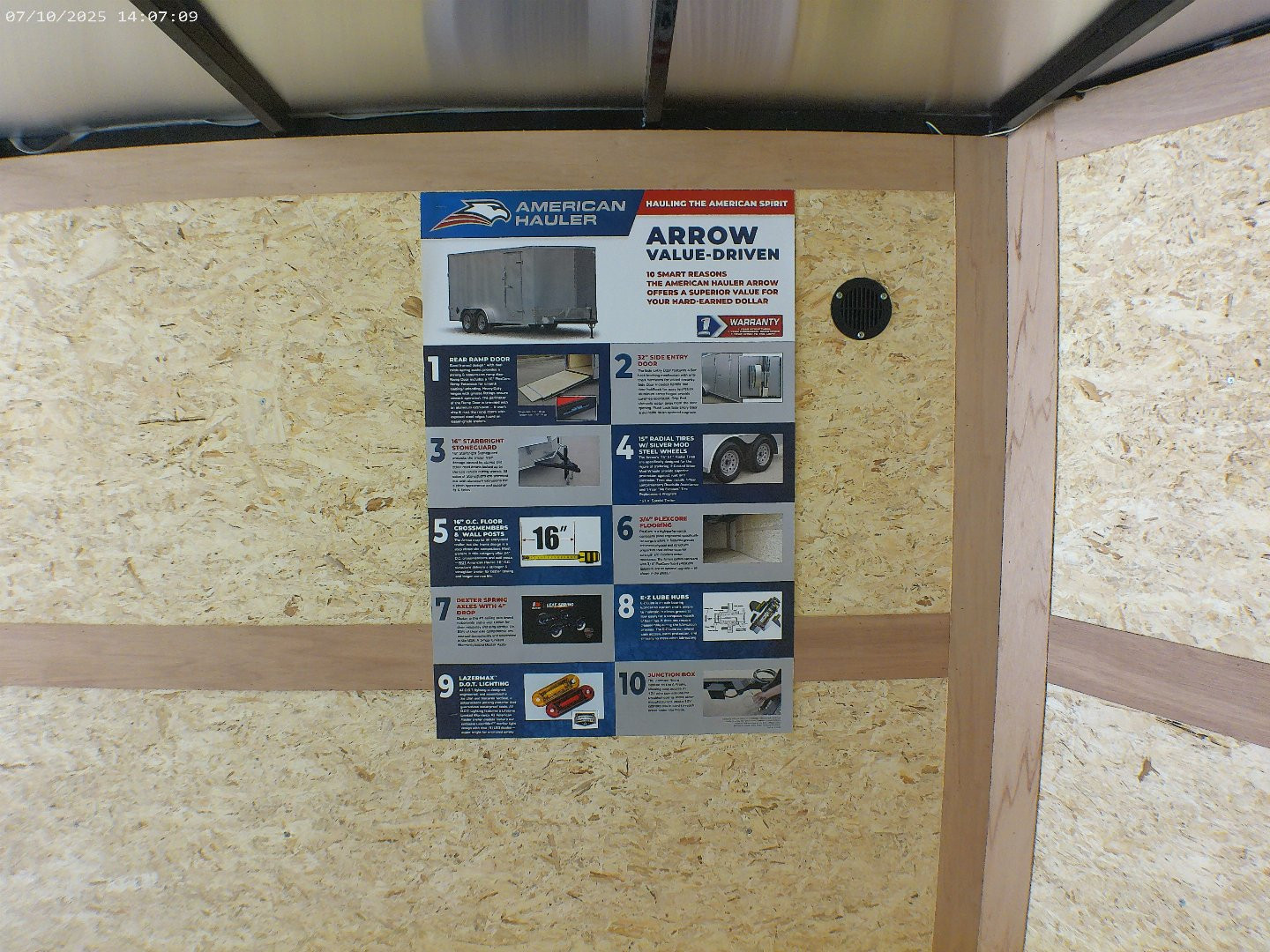 New 2026 AMERICAN HAULER Arrow 8.5x16 Deluxe Cargo / Enclosed Trailer