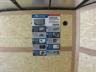 New 2026 AMERICAN HAULER Arrow 8.5x16 Deluxe Cargo / Enclosed Trailer