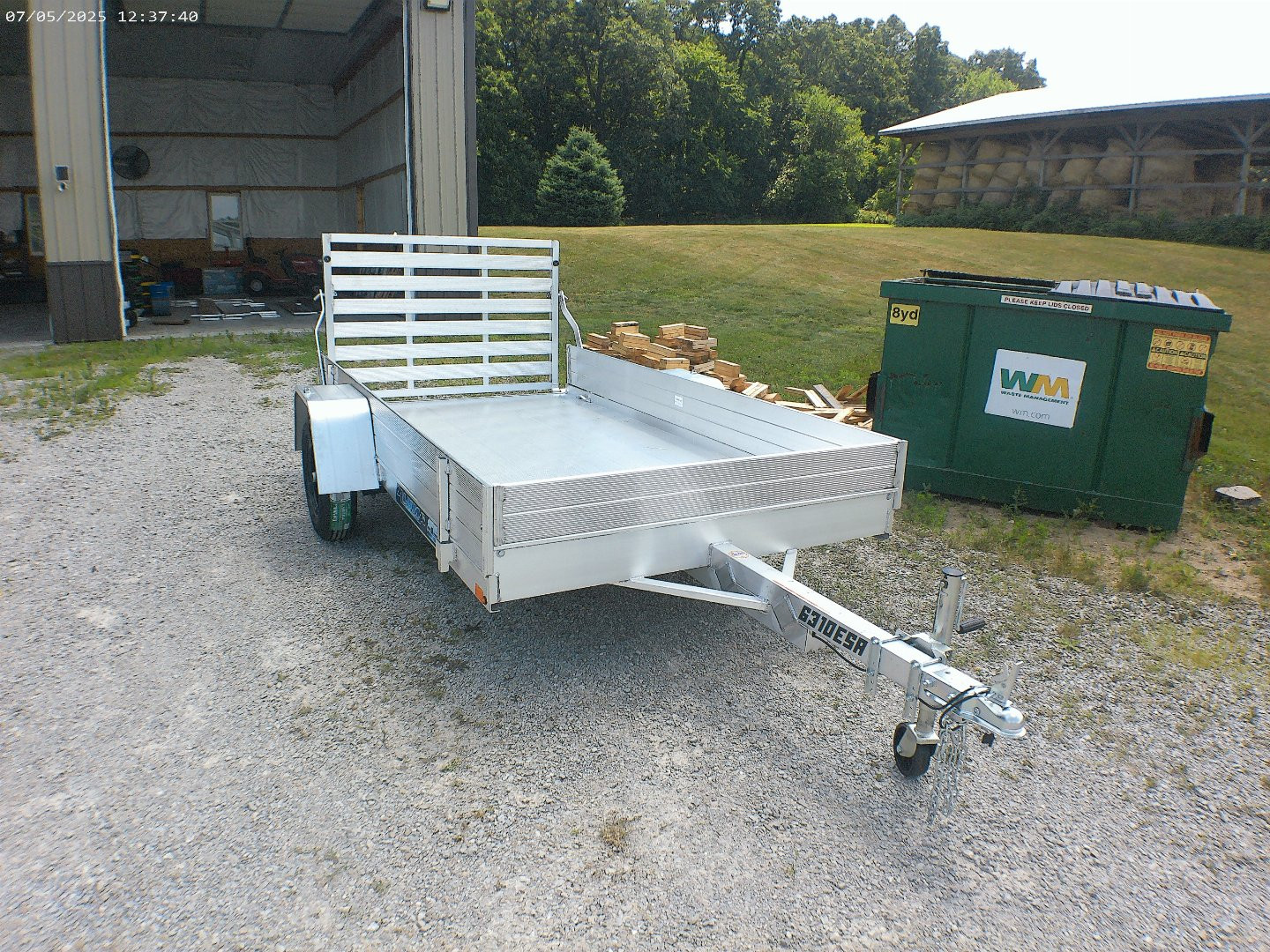 New 2026 Aluma 6310ESA-S Utility Trailer
