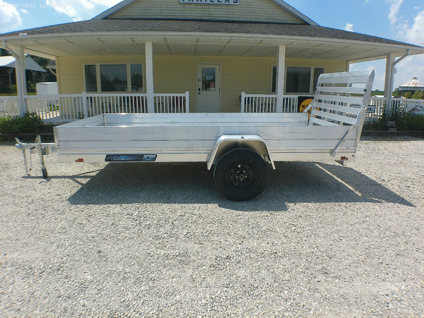 New 2026 Aluma 6812H-ESA-S Utility Trailer