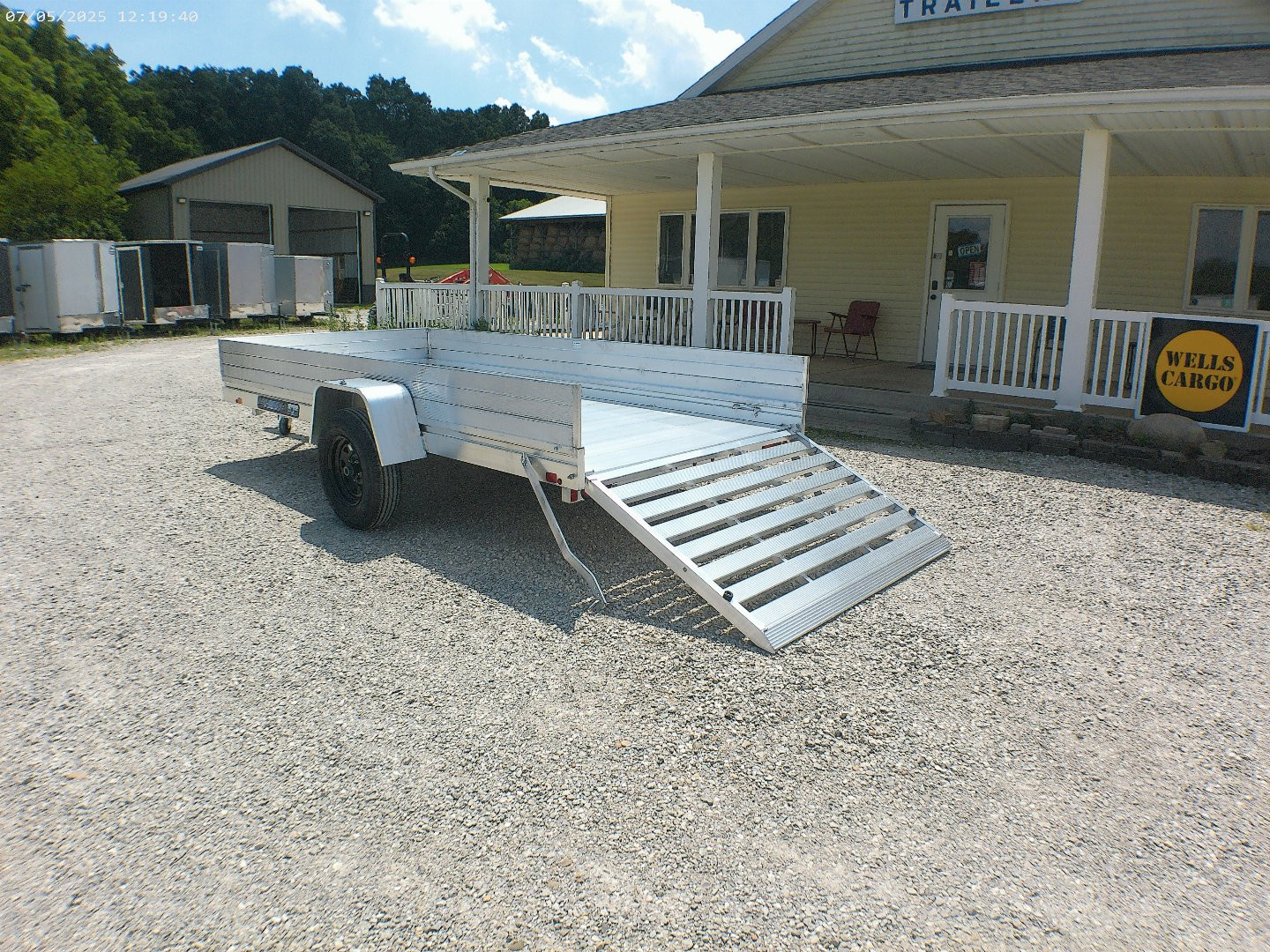 New 2026 Aluma 6812H-ESA-S Utility Trailer