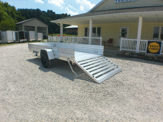 New 2026 Aluma 6812H-ESA-S Utility Trailer