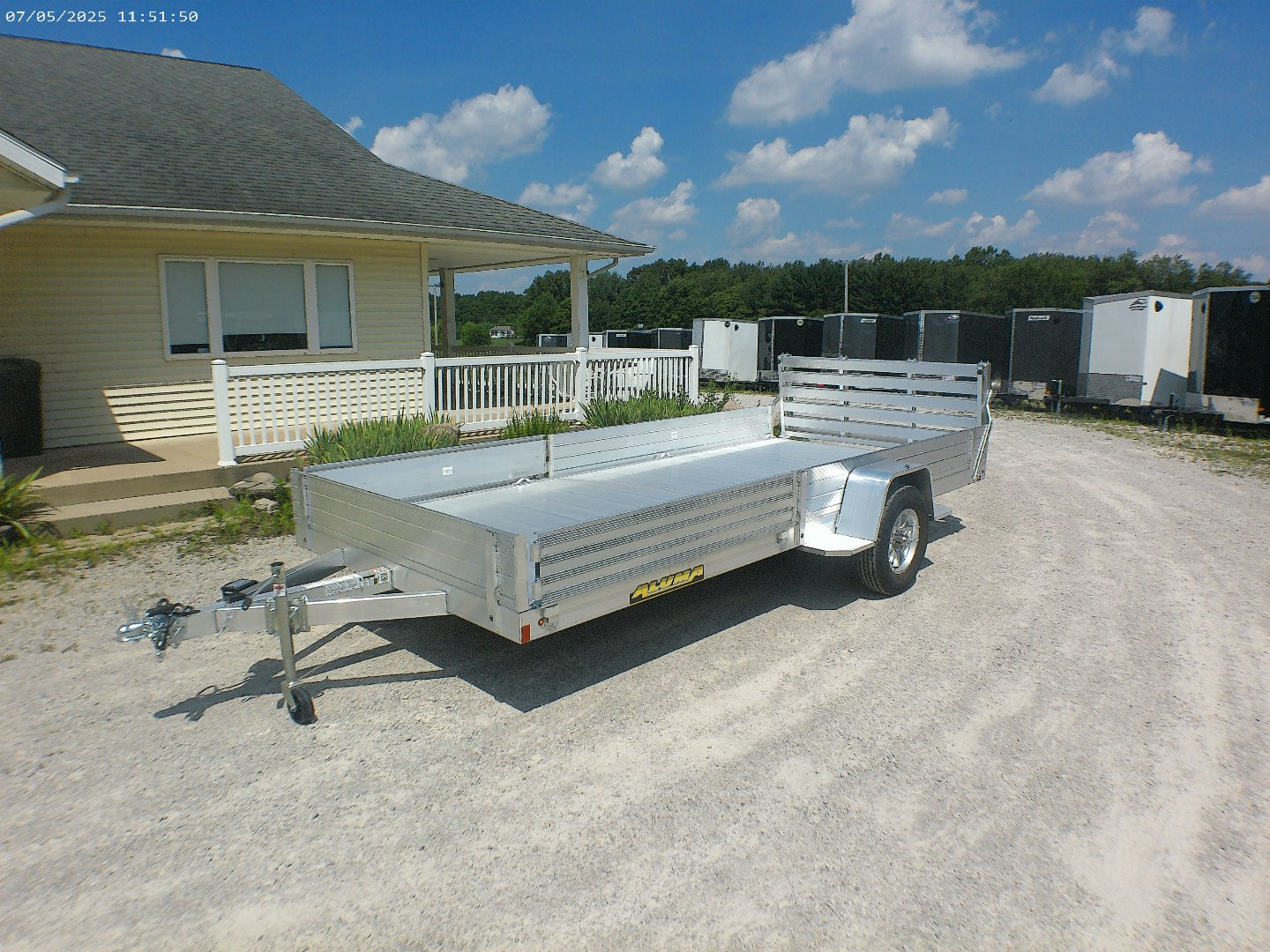 New 2026 Aluma 8115H-SR Utility Trailer