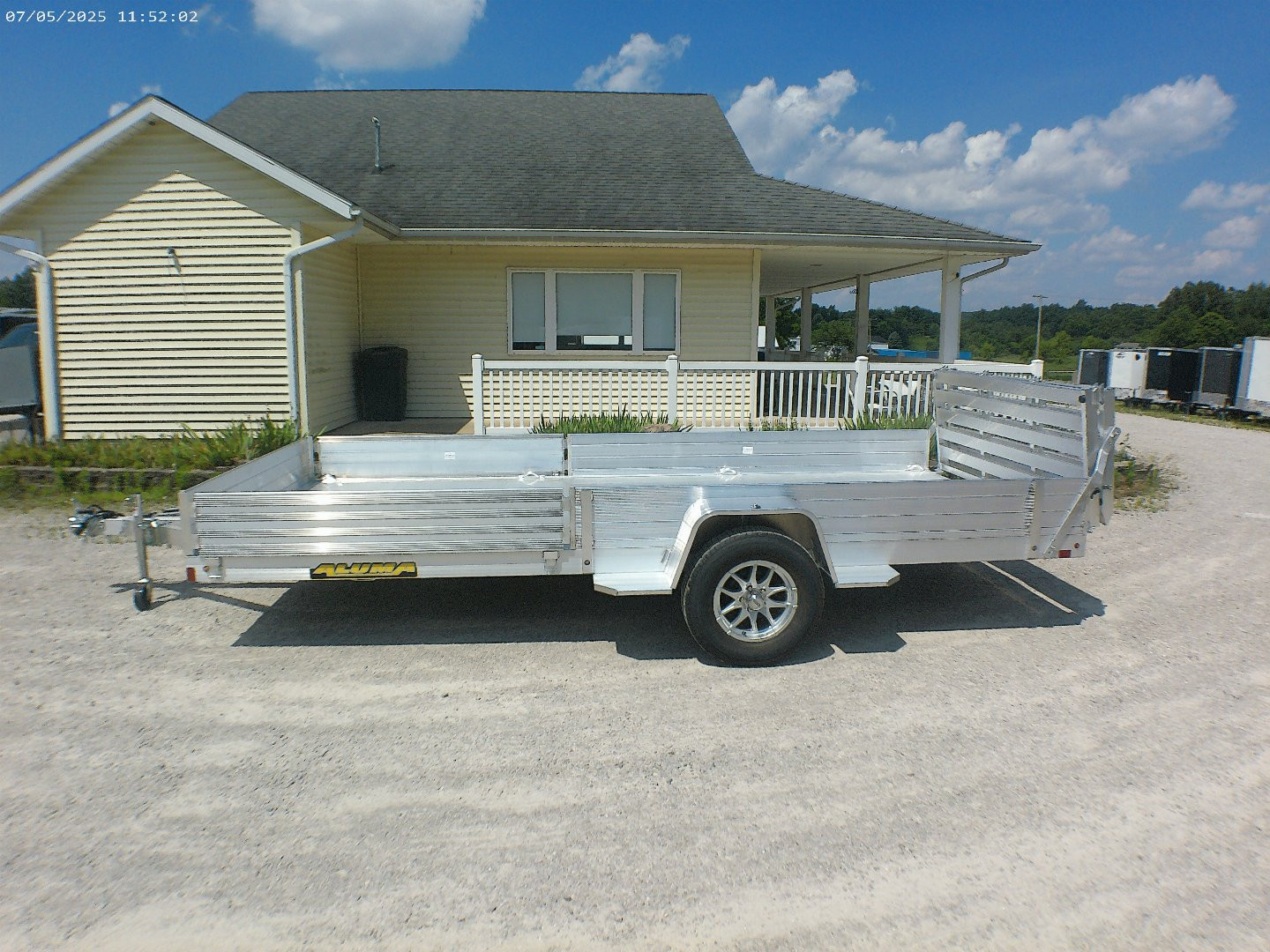 New 2026 Aluma 8115H-SR Utility Trailer