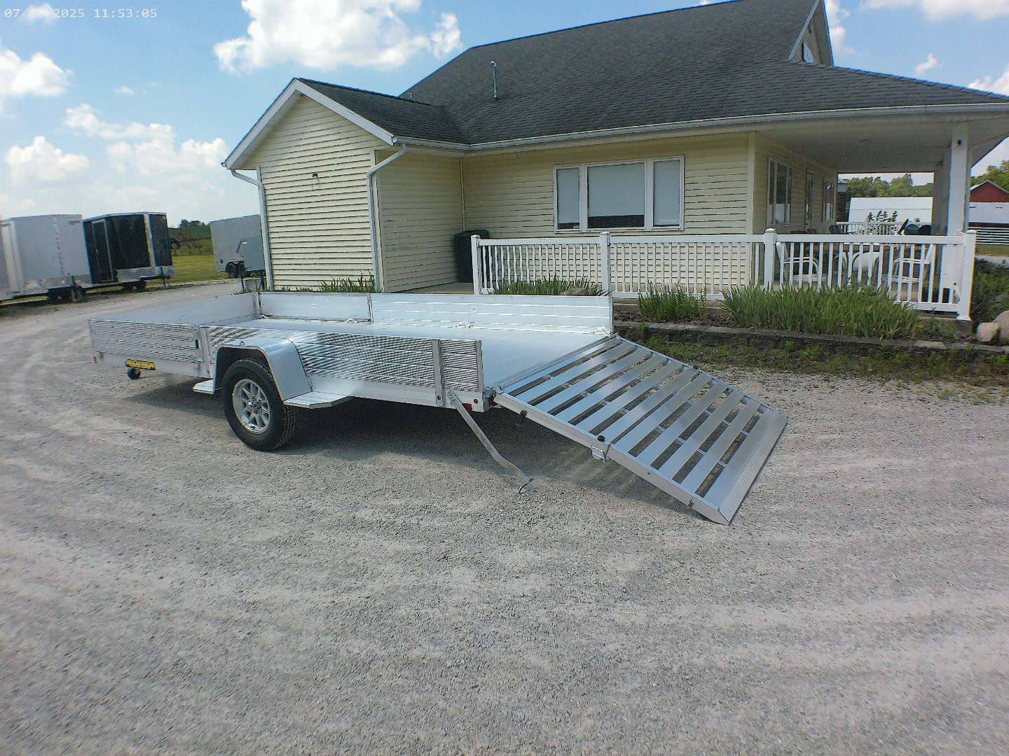 New 2026 Aluma 8115H-SR Utility Trailer