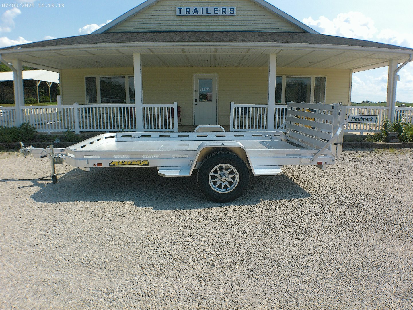 New 2026 Aluma 7712H-S-BT Utility Trailer