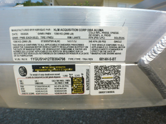 New 2026 Aluma 6814H-S-BT Utility Trailer