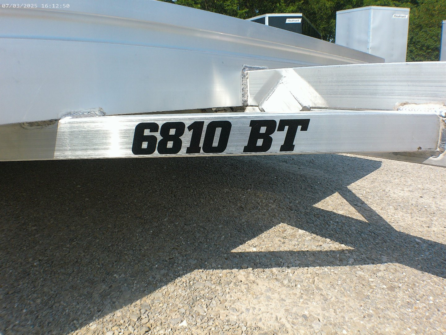 New 2026 Aluma 6810S-BT Utility Trailer