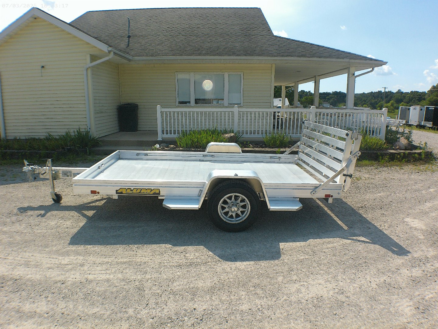 New 2026 Aluma 6810S-BT Utility Trailer