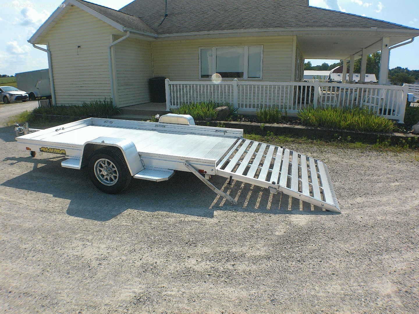 New 2026 Aluma 6810S-BT Utility Trailer