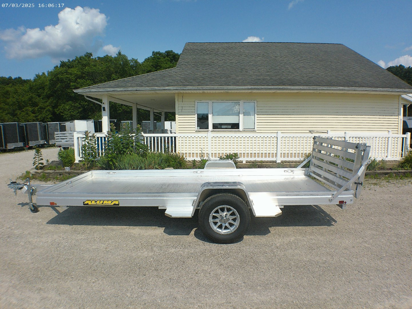 New 2026 Aluma 6814H-S-BT Utility Trailer