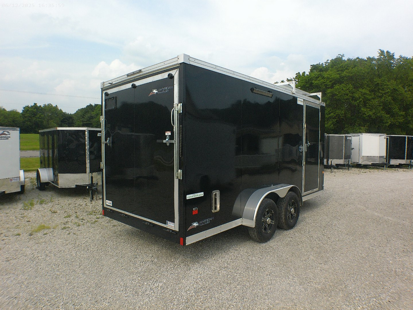 New SOLAR PACKAGE - 2025 American Hauler Eagle HD 7x16 Premium Enclosed Trailer