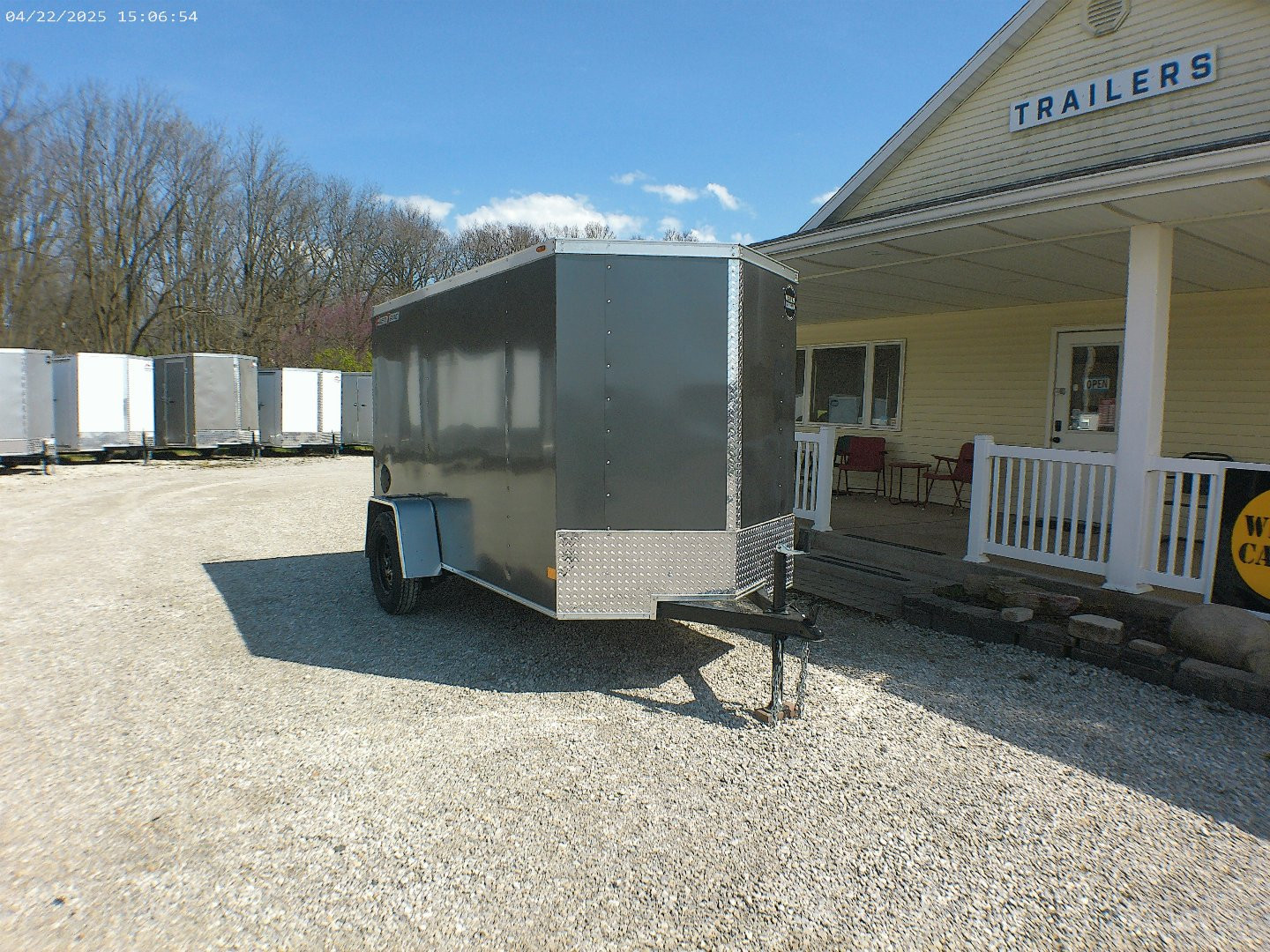 New 2025 5x10 Deluxe Cargo / Enclosed Trailer
