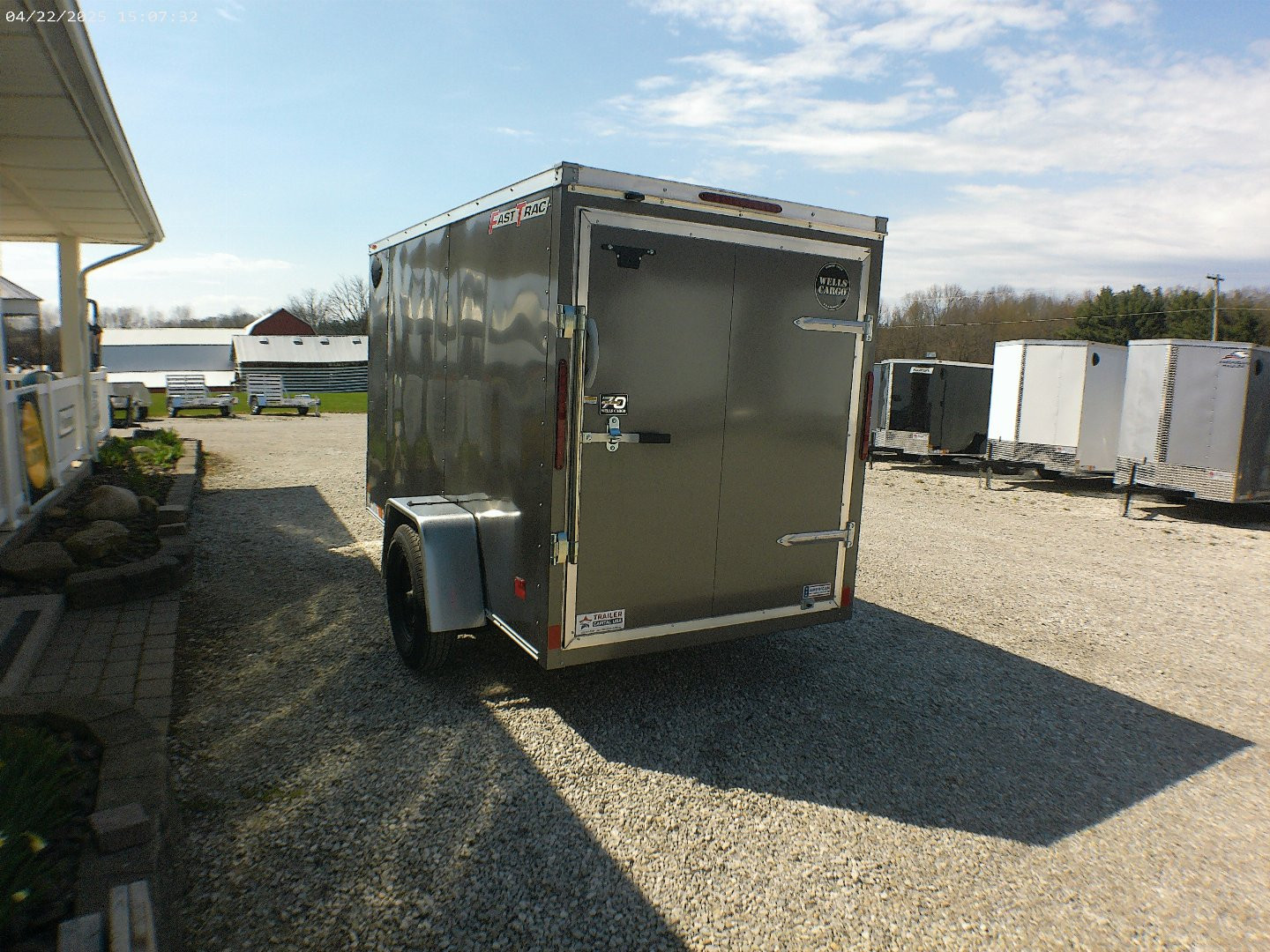 New 2025 5x10 Deluxe Cargo / Enclosed Trailer