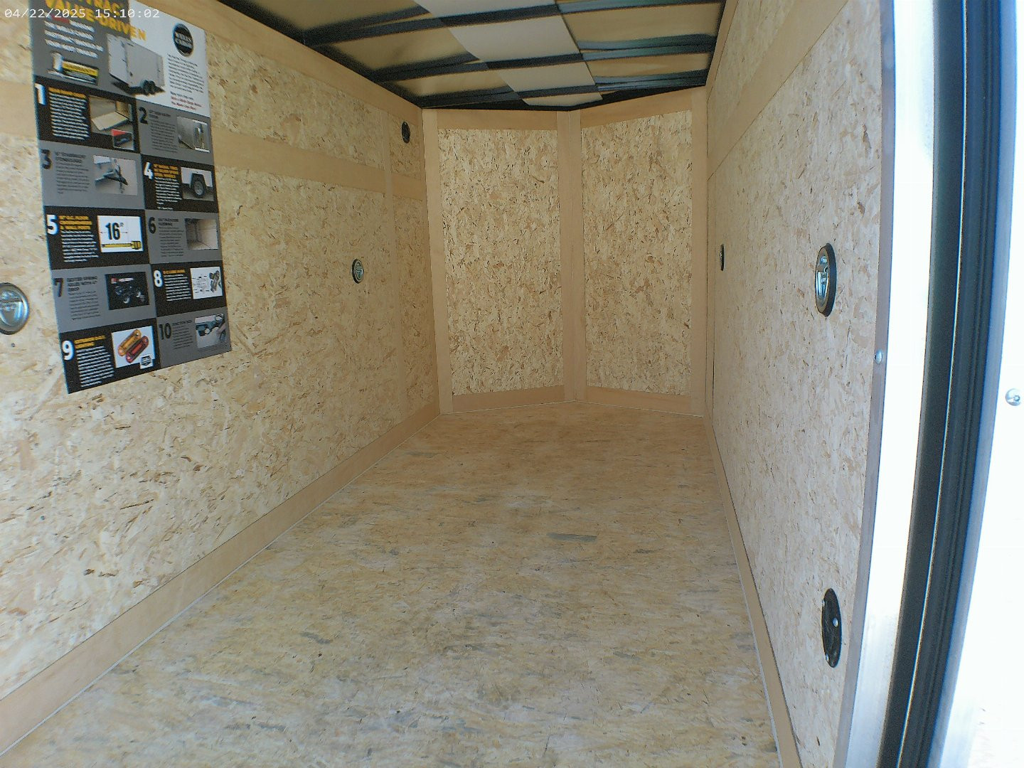 New 2025 5x10 Deluxe Cargo / Enclosed Trailer