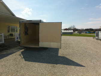 New 2025 5x10 Deluxe Cargo / Enclosed Trailer