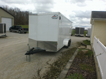 New 2025 American Hauler Night Hawk 7x16 Landscape Trailer Cargo / Enclosed Trailer