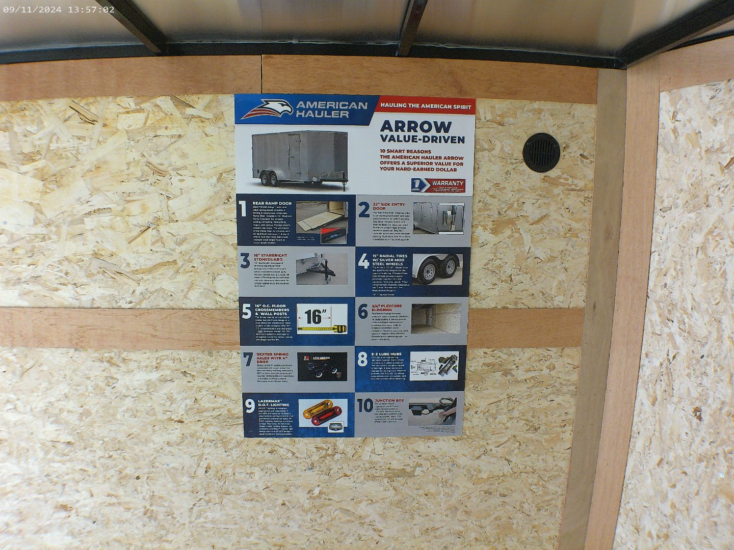 New 2025 American Hauler Arrow 6x12 Deluxe Cargo / Enclosed Trailer
