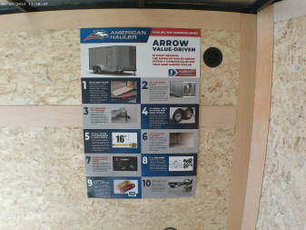 New 2025 American Hauler Arrow 5x8 Deluxe Cargo / Enclosed Trailer