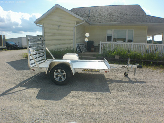 New 2025 Aluma 548-TG Utility Trailer