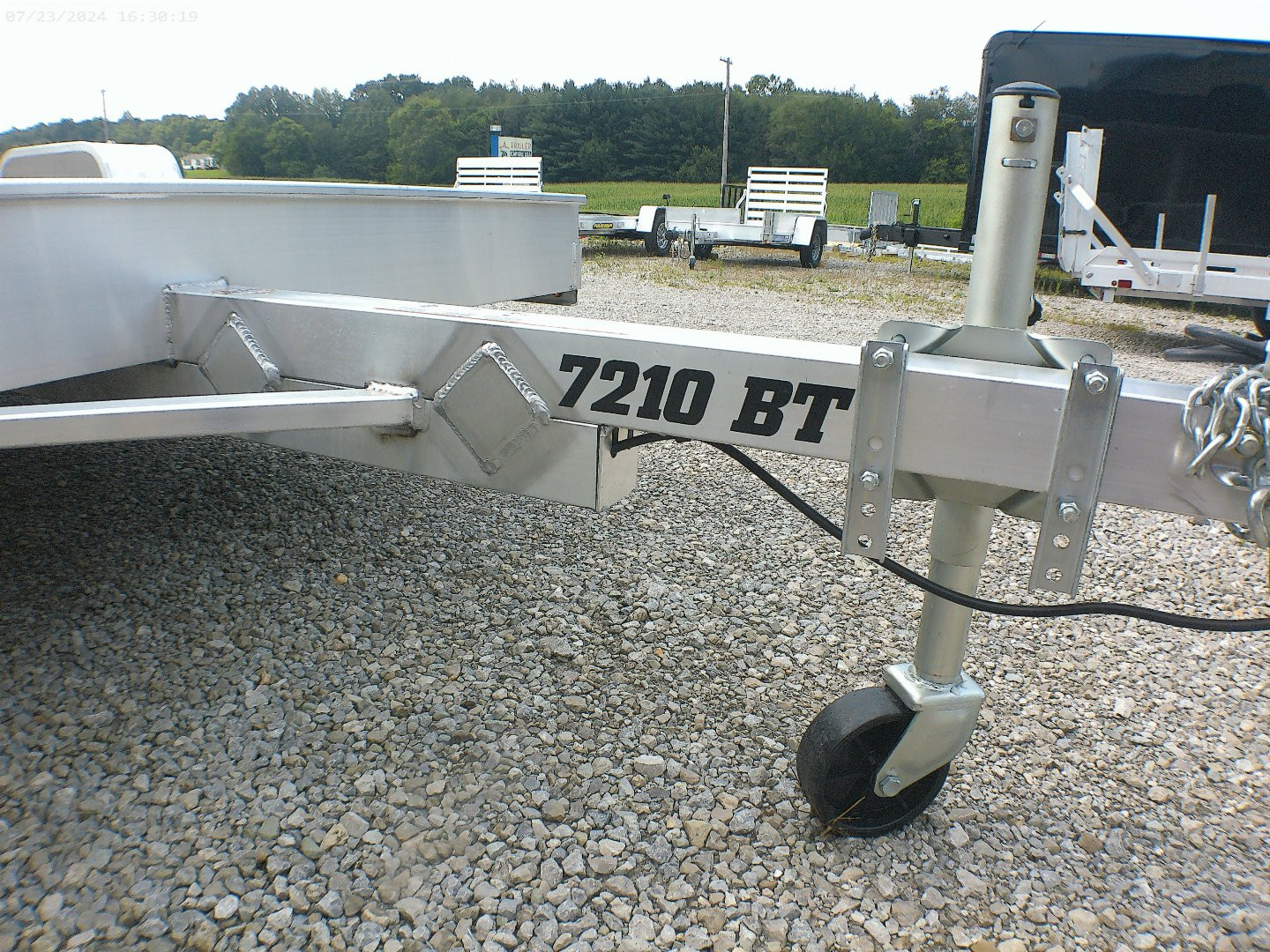 New 2025 Aluma 7210S-BT Utility Trailer