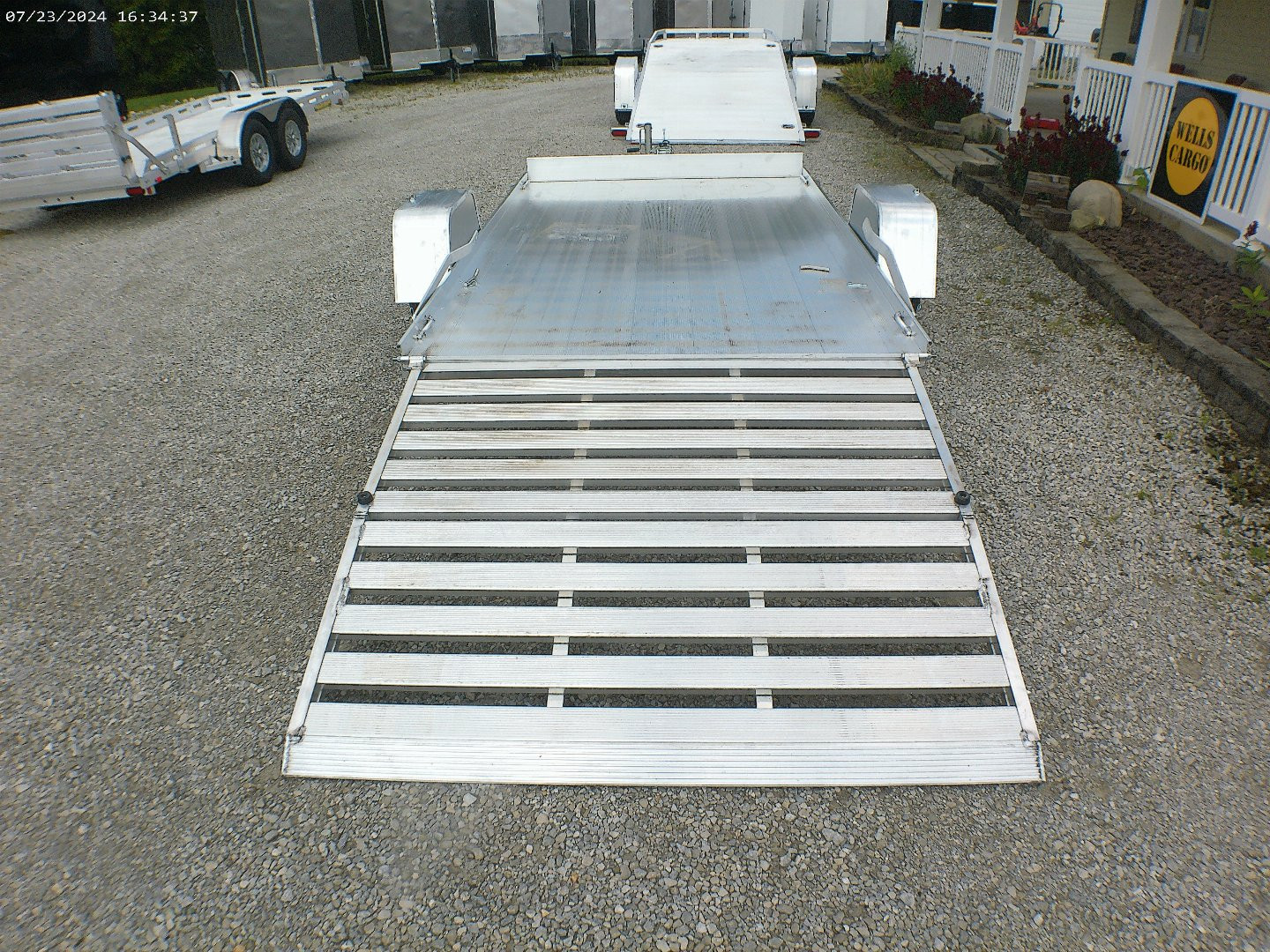 New 2025 Aluma 7210S-BT Utility Trailer