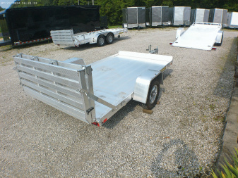New 2025 Aluma 7210S-BT Utility Trailer
