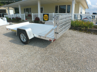 New 2025 Aluma 7210S-BT Utility Trailer