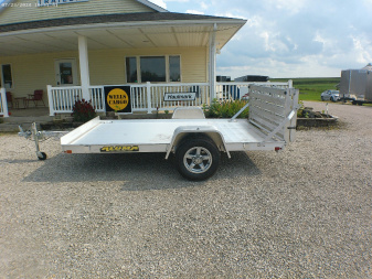 New 2025 Aluma 7210S-BT Utility Trailer