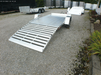 New 2025 Aluma 7210S-BT Utility Trailer