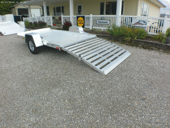 New 2025 Aluma 7210S-BT Utility Trailer