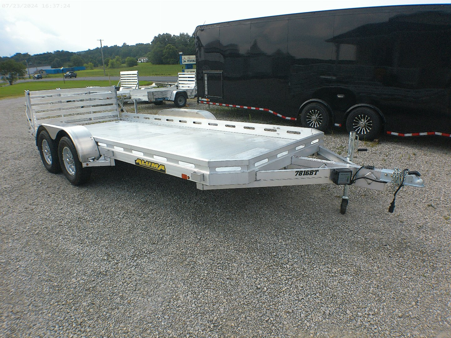 New 2025 Aluma 7816BT Utility Trailer