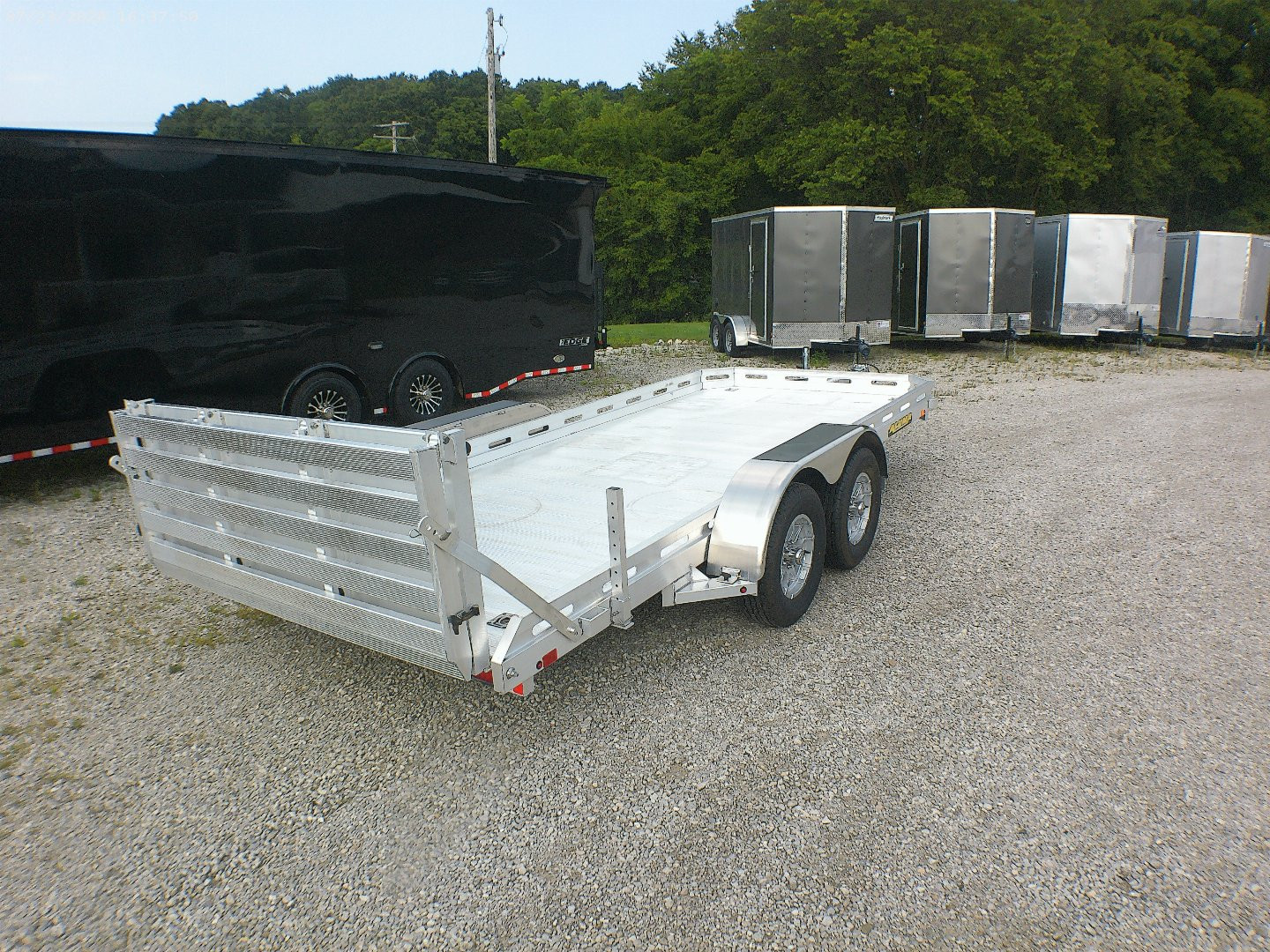 New 2025 Aluma 7816BT Utility Trailer